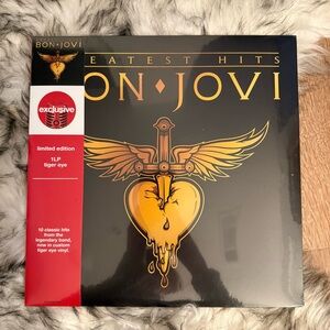 Bon Jovi Target exclusive brand new vinyl record 
Limited edition tiger eye viny